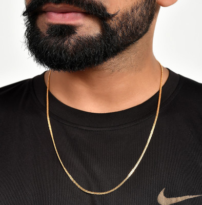 PYR JEWELS (BUY 1 GET 3 ) 1 Gram GOLD PLATED CHAIN Gold-plated Plated Brass Chain