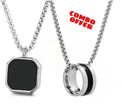 BVG Silver Plated Stainless Steel Chain