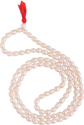 Namisha Real Moti Mala Luxurious Natural 108 Beads size 6mm Approx. south sea Pearl Stone Necklace