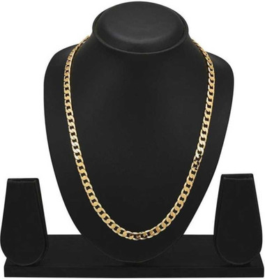 OFBOSMI Neck chain for mens and chain for boy gold plated Gold-plated Plated Alloy Chain Set