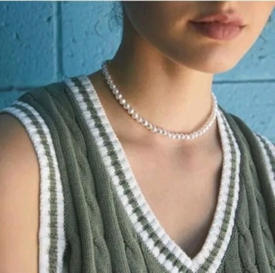 Today Fashion Women Modern Elegant Pearl necklace for Herself Alloy Choker