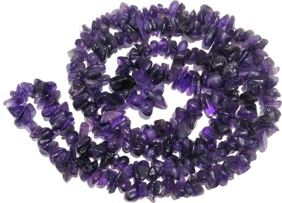 REIKI CRYSTAL PRODUCTS Certified Amethyst Chip Beads Mala/Necklace 32 Inch Approx for Unisex Amethyst Crystal Necklace