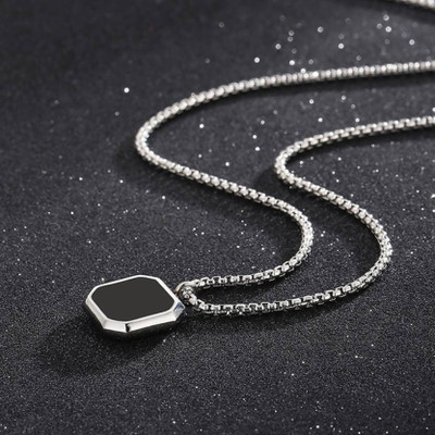house of common Sterling Silver Plated Stainless Steel Chain
