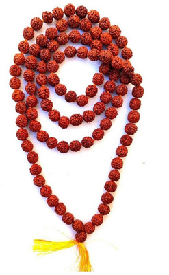 Ceylonmine01 5 Mukhi Rudraksha Mala with 108 Pachamukhi Beads Original & Certified Beads Beads Rudraksha Chain