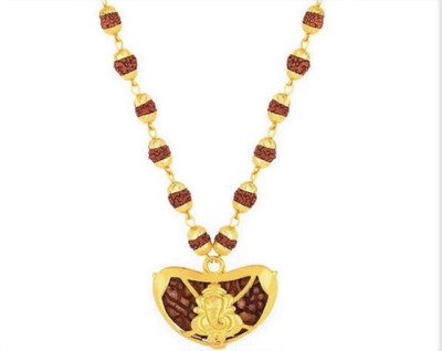 Basukiya shri ganesh rudraksha mala Dori Necklace