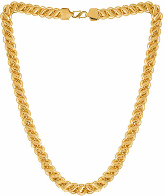 ZUKHRUF Men's Chain in Gold Plating Gold-plated Plated Brass Chain