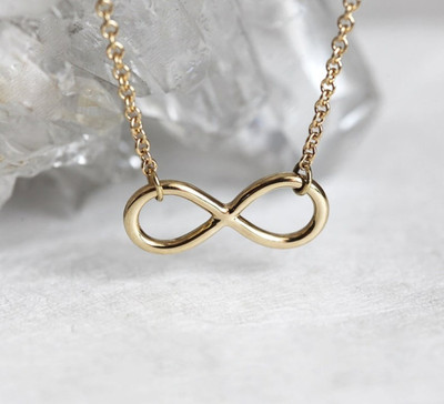 Vembley Charming Friendship Together Forever Infinity Simbol Necklace Gold-plated Plated Alloy Necklace