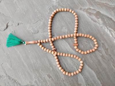 Mamta Handicrafts Islamic Tasbih Prayer Mala Malai 8 MM 100 Wooden Beads Beads Wood Chain