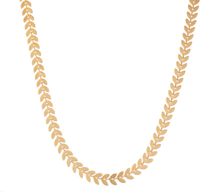Atulenterprises 1 Gram Gold plated Chain For Boys and Man Gold-plated Plated Brass Chain Gold-plated Plated Brass Chain