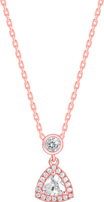 GIVA Zircon Rhodium Plated Sterling Silver Necklace