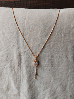 RDH Jewellery Crystal Gold-plated Plated Stainless Steel Chain