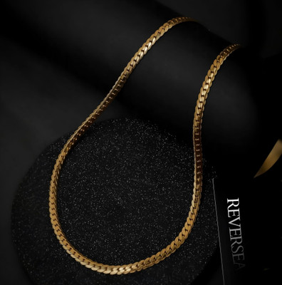 REVERSEA REVERSEA Men Fashion Letest Trending Chain Gold-plated Plated Brass, Copper Chain