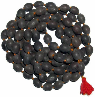 braj bazar Kamal Gatta Mala with 108 Lotus Seed KamalGatta Japa Mala Rosary Beads Pooja Beeds Wood Chain Beads Wood Chain
