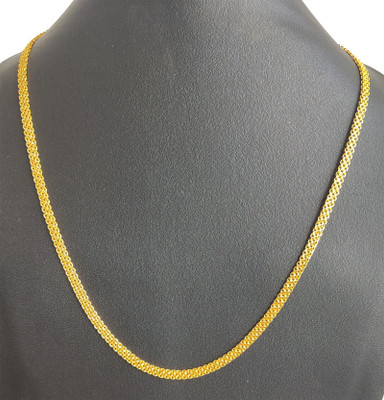SHUBHART Stylish & Trendy Gold-plated Plated Brass Chain