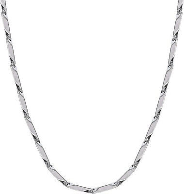 VIANSH The Extra 316L Stainless Steel Rice Chain For Men And Boys Stainless Steel Chain