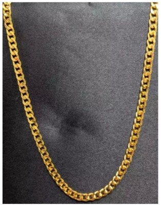 Pitaamaa Pitaamaa New Elegant Trending Chain (23 INCH)Wate/Sweet Proof RMTJN-161 Gold-plated Plated Brass Chain