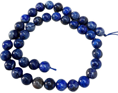 Maitri Export Lapis Lazuli 10mm Line Crystal Crystal Necklace