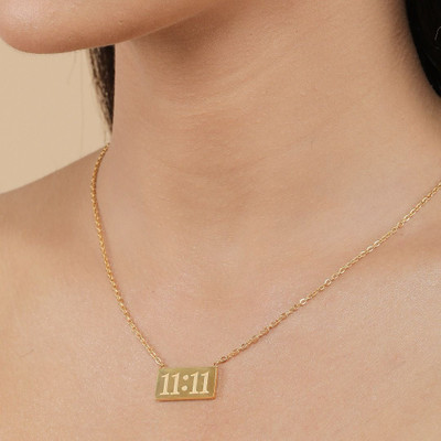 Alvara jewels 11:11 manifesting chain ,anti tarnished western jewellery ,waterproof Gold-plated Plated Stainless Steel Chain