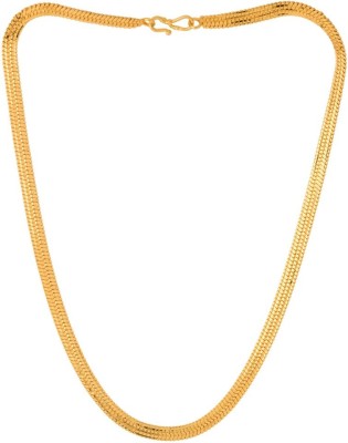 Jagsun snake chain for men and women 24 inches Gold-plated Plated Brass Chain