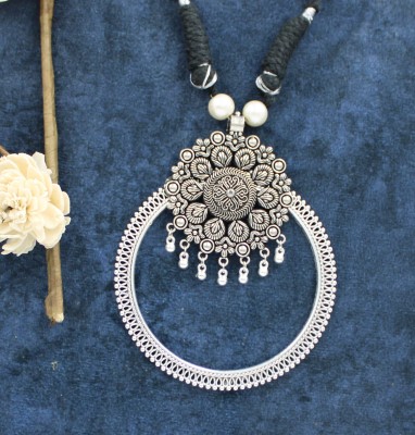 Gurjari Jewellers Silver Plated Brass Necklace