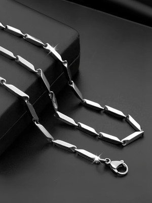 NIMZ Mens Fashion Jewellery Valentine Stylish Fancy Party Wear Titanium Long Necklace Handmade Silver Gold chains latest design Casual Style Daily use Simple Jewellery Valentine Stylish Fancy Party Wear Titanium Long Necklace Handmade Golden Neckless chain latest design Casual Style Daily use Simple