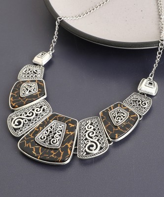 SOHI silver plated statement necklace Gold-plated Plated Alloy Necklace