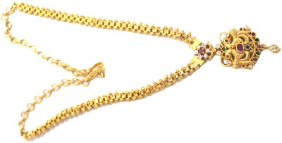 S L GOLD S L GOLD Micro Plated AD Stone Necklace N40 Gold-plated Plated Copper Necklace