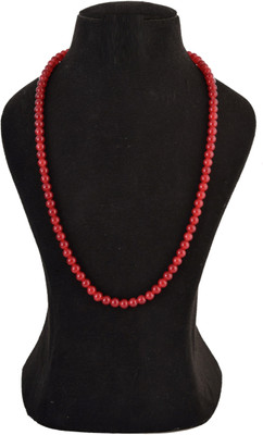 house of common Natural spiritual powers 24 Inch Single Layer Moti mala Girls/Women Pearl Mother of Pearl Necklace