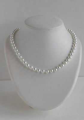 DIVINOOR Beads Sache Moti ki Mala Sacha Moti Necklace White Pearl Choker For Women &Girls Pearl Stone Necklace