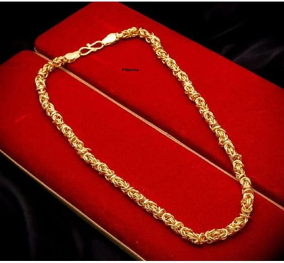 Pitaamaa stylish attractive Gold Chain(20 INCH)Wate/Sweet Proof RTJ-146 Gold-plated Plated Brass Chain