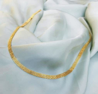RV jewels Boys Men and Women Festive Special Latest Fashion Stylish Designer Alloy Chain Gold-plated Plated Brass Chain