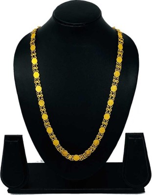 SONI JEWELLERY SONI Kasu Mala kasumalai Laxmi Lakshmi coin temple jewellery necklace set Gold-plated Plated Brass Necklace Gold-plated Plated Brass Necklace
