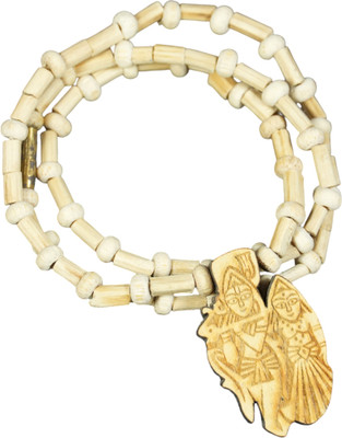 SHATAKAM Tulsi mala with radhakrishna locket for jaap,chanting,meditation Wood Chain
