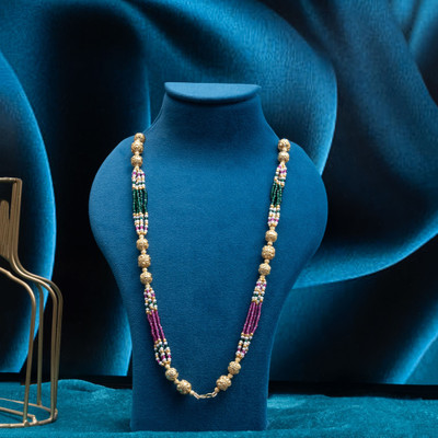 IFQARA One Gram Gold Plated Fashion Traditional Necklace for Women & Girls Alloy Necklace