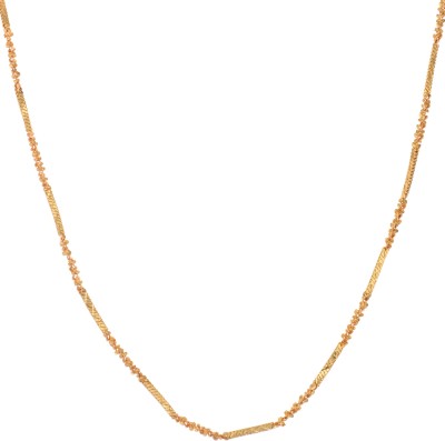 Maalgodam 21 Inches, Chain for Women Gold,Golden Chain for Men,Necklace Chain for Girls Gold-plated Plated Metal Chain