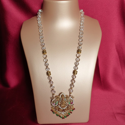 PVG Horizon Traditional Ethnic Trendy Gold-Plated Beads Necklace for Women & Girls Beads Gold-plated Plated Metal Necklace