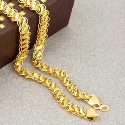 Riwaaz Collection Riwaaz collection Gold Plated Chain For Men or boy Gold-plated Plated Alloy Chain