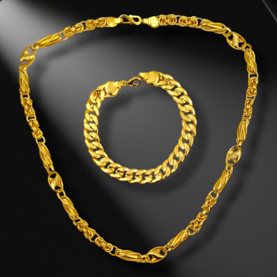 zhouse Gold-plated Plated Copper Chain Set