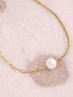 Dressberry Mother of Pearl Stainless Steel Chain