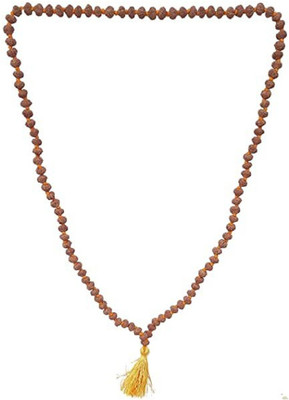 Ceylonmine01 Five Face Rudraksha Mala Standard Size 108 Beads Jaap Mala (Panchamukhi) Beads Beads Rudraksha Chain