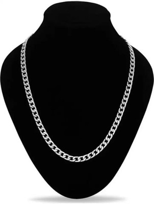 Twillet Silver Chain for Unisex Silver Plated Alloy Chain