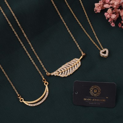 Zero Enterprise Delicate chain necklace Gold-plated Plated Alloy Necklace