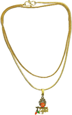 Basukiya jai hanuman locket with chain german chain stayle Gold-plated Plated Alloy Chain Set