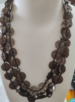 Krishnakala jewels Button mala Plastic Layered