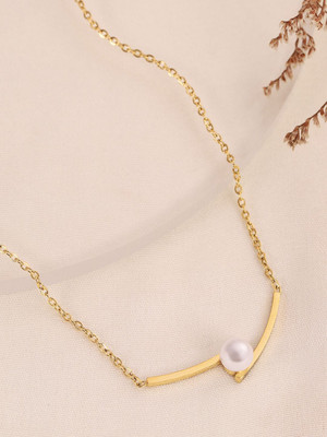 Dressberry Mother of Pearl Stainless Steel Chain