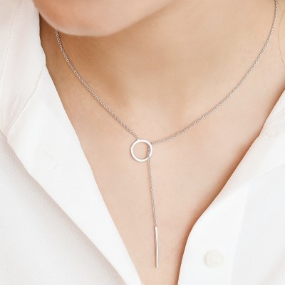 ZAVYA Monolith Gold Plated 925 Sterling Silver Curb Chain Necklace Rhodium Plated Sterling Silver Necklace