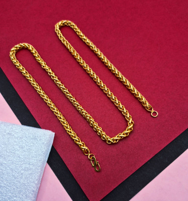 Divyanshi Collection Gold-plated Plated Brass Chain