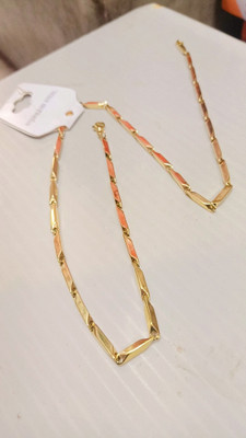 yuvaan crystal 88 gold chain for men new design.....full golden Rice Stainless Steel Chain