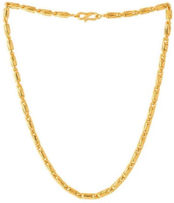 World Of Jewels (BUY 1 GET 5) LONG SIZE 30 INCH Gold-plated Plated Brass Chain