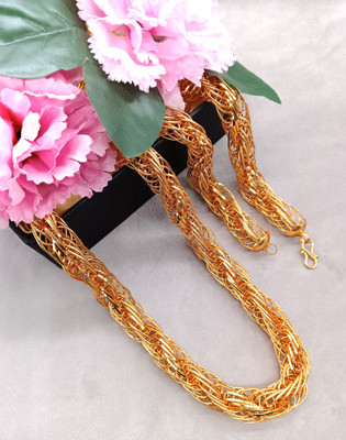 JIPPA ROPE CHAIN FOR MEN IM GOLD PLATED Gold-plated Plated Metal Chain
